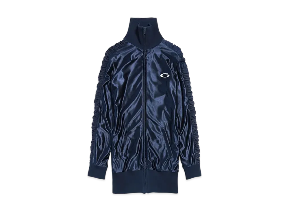 BALENCIAGA Women's Fitted Tracksuit Dress "Dark Navy"