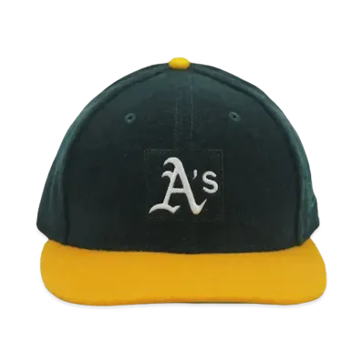 NEW ERA x THE CAP The Vintage Low Profile Oakland Athletics "Green/Yellow"