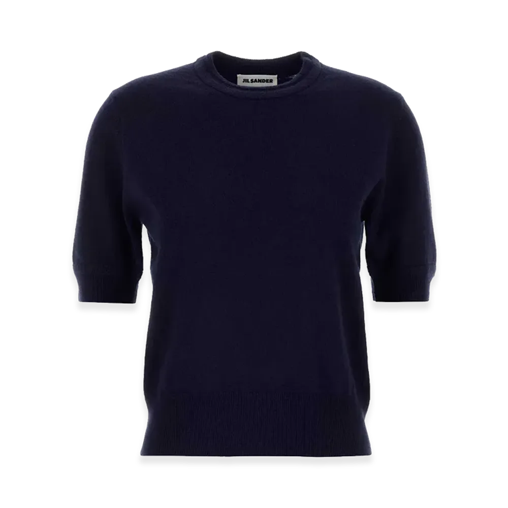 Jil Sander Women's Wool Sweater "Midnight Blue"