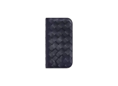 Bottega Veneta Intrecciato iPhone 16 Foglio Case "Nocturnal"