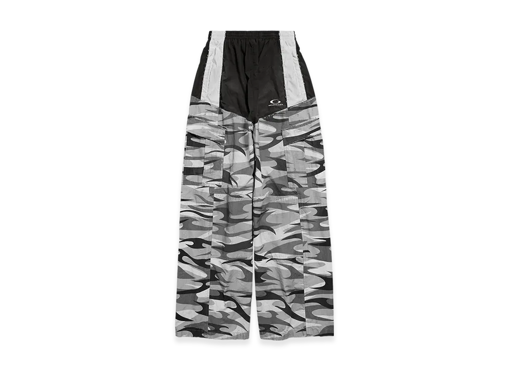 BALENCIAGA Cut-up Cargo Tracksuit Pants "Black"