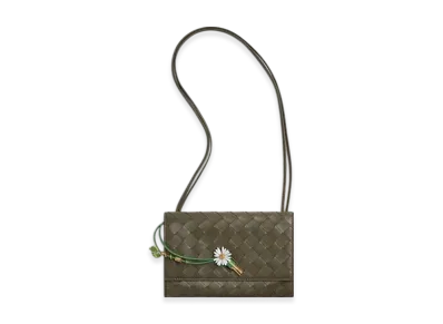 Bottega Veneta Andiamo Daisy Pouch "Cypress"