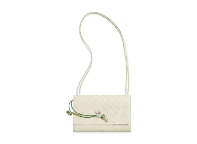 Bottega Veneta Andiamo Daisy Pouch "Sea Salt"