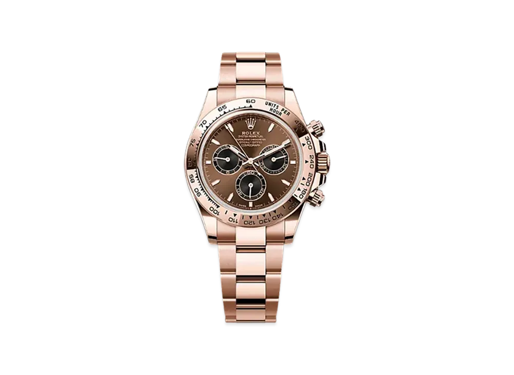 ROLEX Cosmograph Daytona 40mm Everose Gold 126505 "Bright Chocolate"
