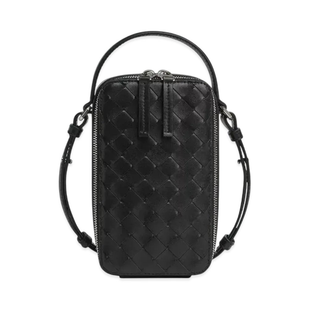 Bottega Veneta Getaway Phone Pouch "Black"