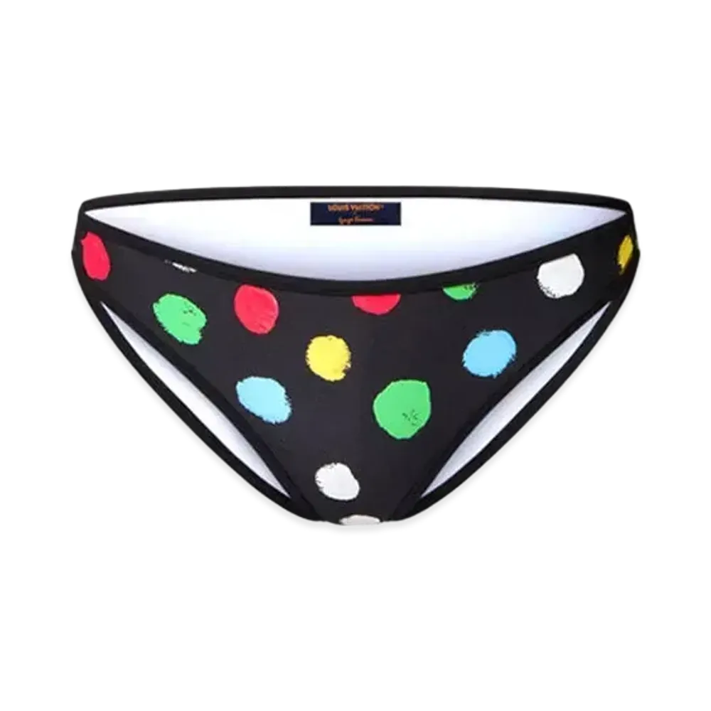 Louis Vuitton x Yayoi Kusama Painted Dots Bikini Bottoms "Noir"