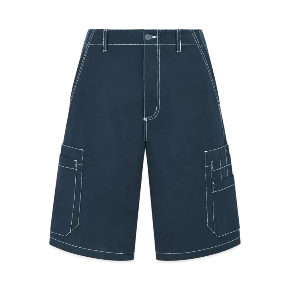 Dior Men's CD Diamond Bermuda Shorts Cotton Twill "Navy Blue"
