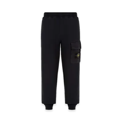 Stone Island Logo Sweat Cargo Pants "Black"