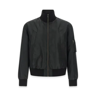MM6 Maison Margiela White Stitch Line' Bomber Jacket "Black"
