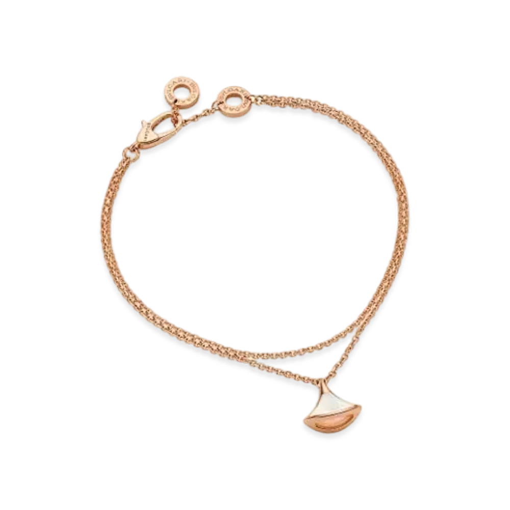 BVLGARI Divas Dream Bracelet Mother of Pearl "Pink Gold"