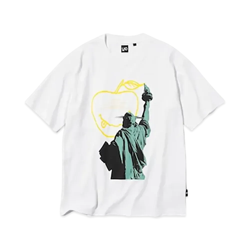 GU x UNDERCOVER UG Graphic Tee 3/4 Sleeve "White"