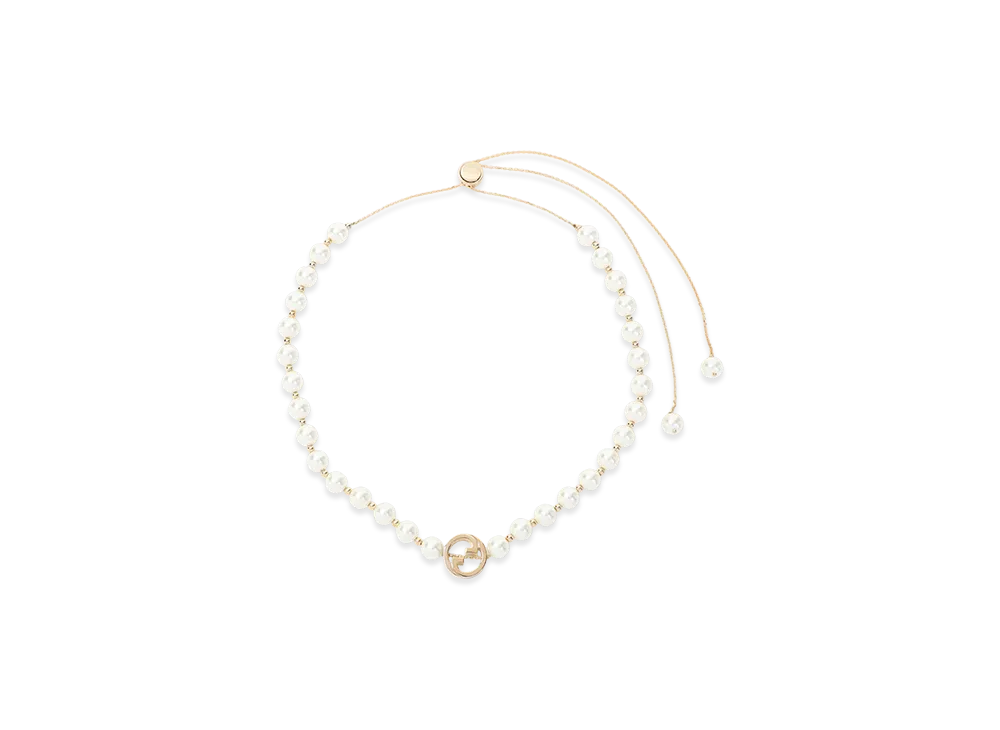 GUCCI Women's 'Gucci Interlocking' Necklace "Gold"