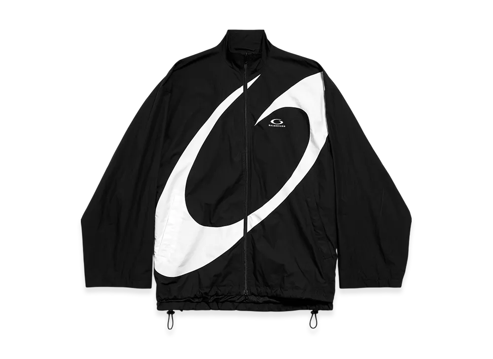 BALENCIAGA Men's Loop Sports Icon Tracksuit Jacket "Black"