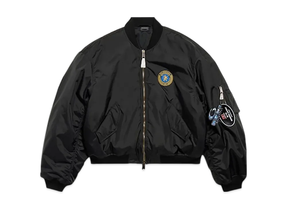 BALENCIAGA Bomber Jacket Large Fit "Black"