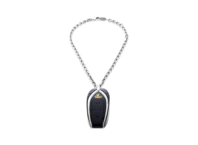 BALENCIAGA Automobili Lamborghini Car Key Necklace "Silver/Black"
