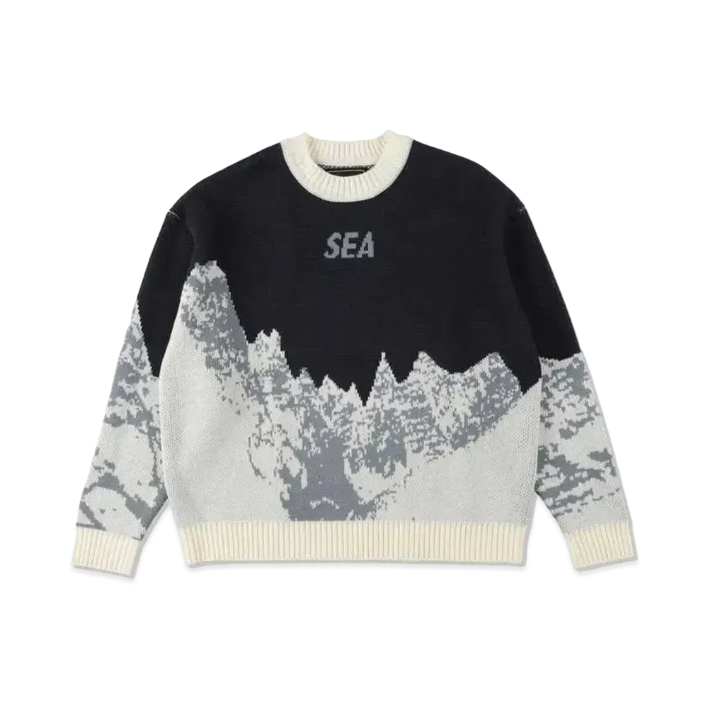 WIND AND SEA Mt Snow Sweater "Blue"