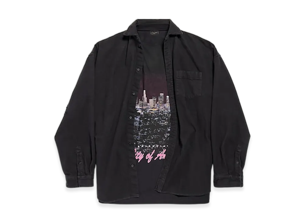 BALENCIAGA Layered Shirt "Black"