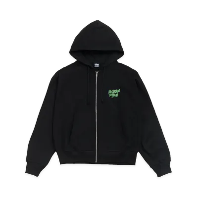 Stussy Peace Increased Zip Hoodie "Black"
