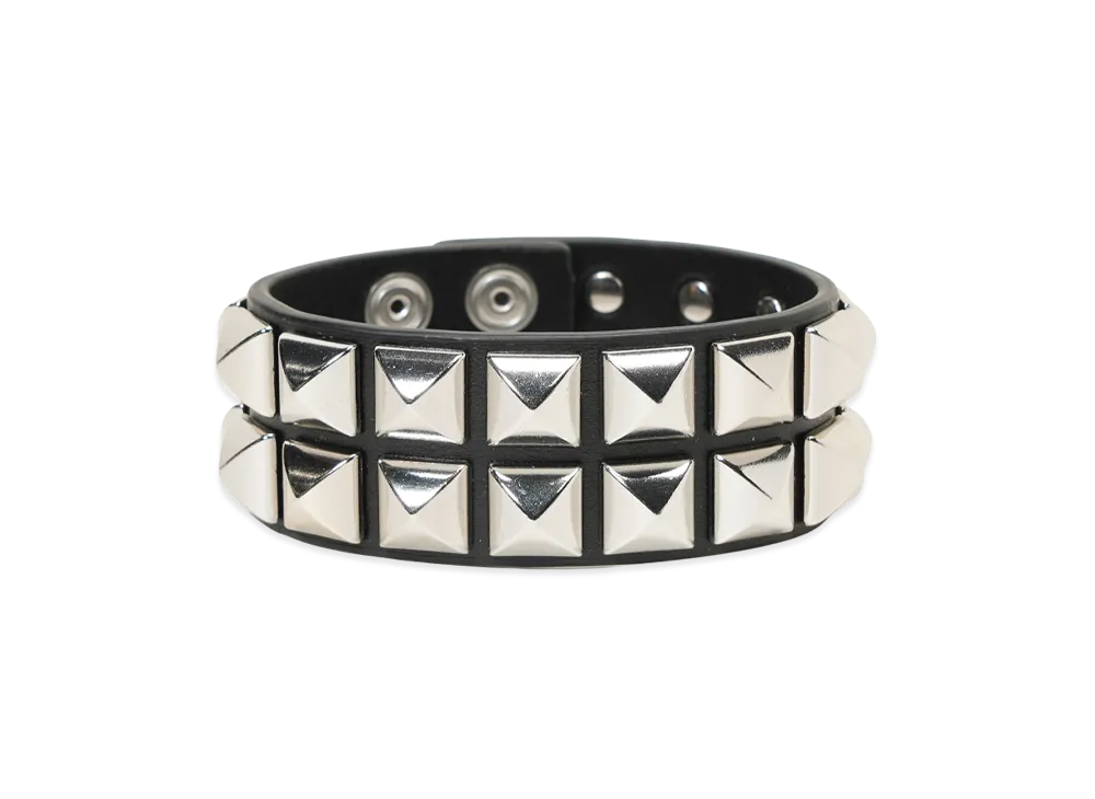 Supreme Studded Leather Bracelet "Black"