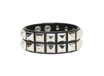 Supreme Studded Leather Bracelet "Black"