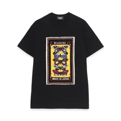 WILDSIDE YOHJI YAMAMOTO Butterfly T-Shirt "Black"