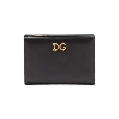 Dolce&Gabbana Wallet Small Small Calfskin Baroccolo "Black"