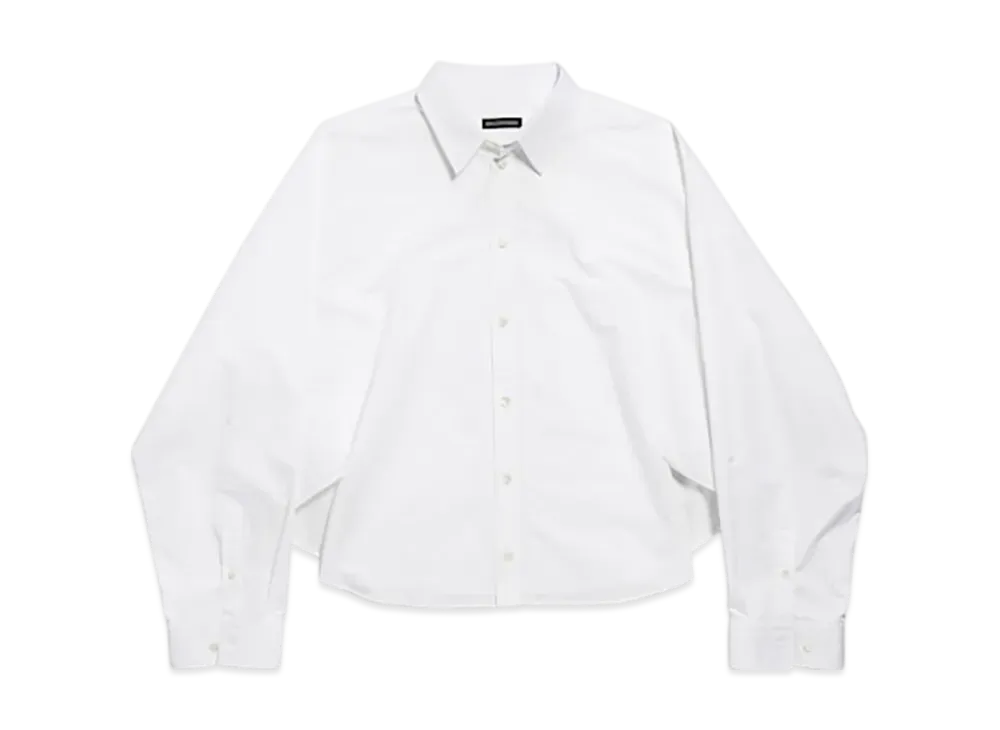 BALENCIAGA Women's Semi-Fitted Shirt "White"