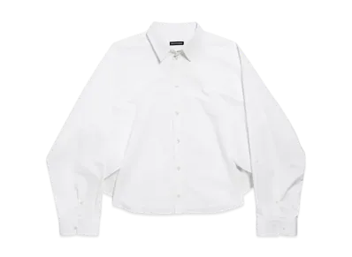 BALENCIAGA Women's Semi-Fitted Shirt "White"