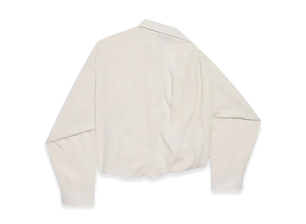 BALENCIAGA One Shoulder Shirt "White"