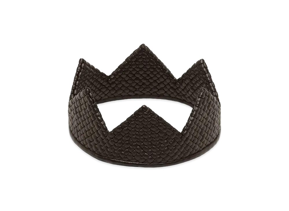 Bottega Veneta Intrecciato Head Crown "Fondente"