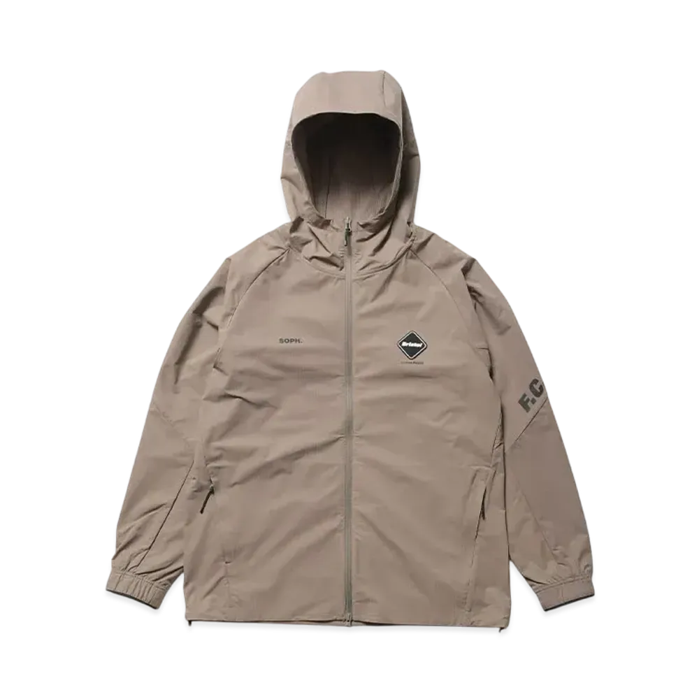 F.C.Real Bristol 4Way Stretch Ventilation Anthem Jacket "Light Brown"