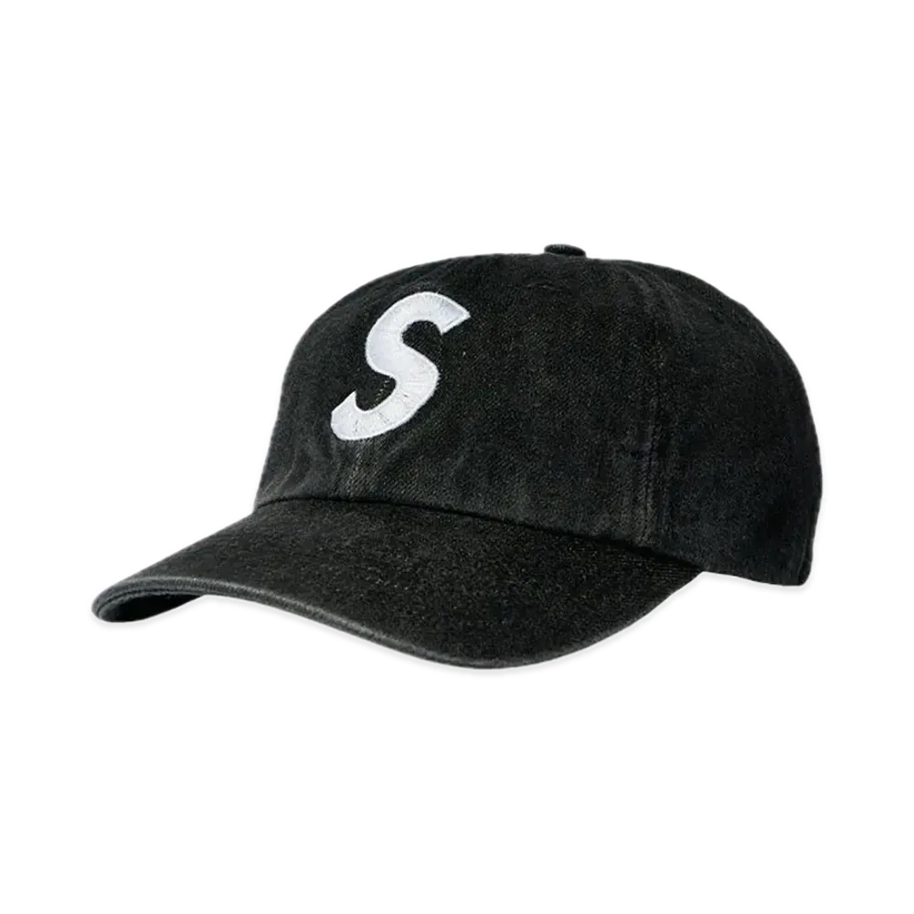 Supreme Kevlar Denim S Logo 6-Panel "Black"