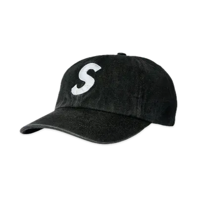 Supreme Kevlar Denim S Logo 6-Panel "Black"