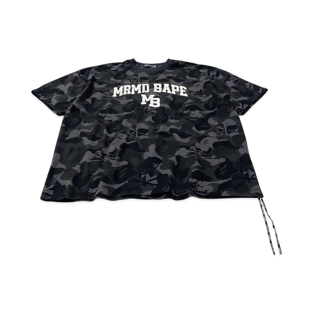 A BATHING APE x mastermind JAPAN Skull Camo College Relaxed Fit "Black"