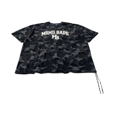 A BATHING APE x mastermind JAPAN Skull Camo College Relaxed Fit "Black"