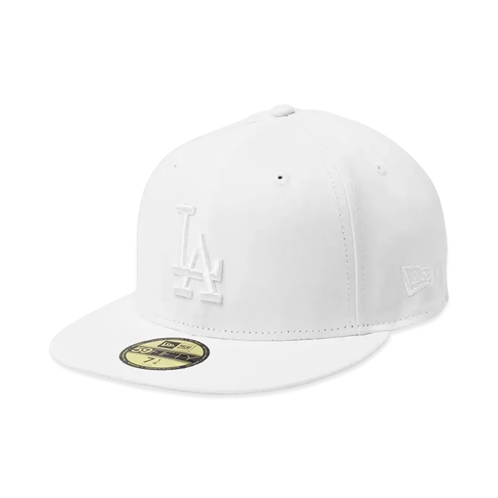 NEW ERA MLB Basic 59Fifty Assorted Colors Collection Los Angeles Dodgers "White"