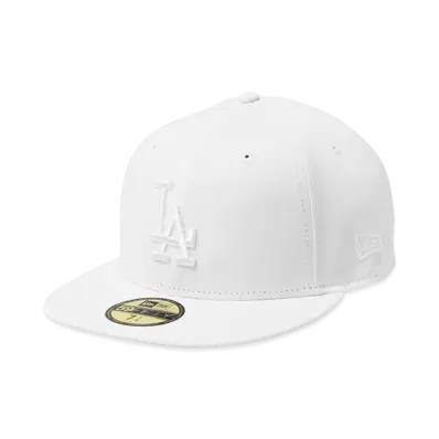 NEW ERA MLB Basic 59Fifty Assorted Colors Collection Los Angeles Dodgers "White"