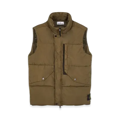 Stone Island G0423 Garment Dyed Crinkle Reps Recycled Nylon Down - 23FW "Olive Green"