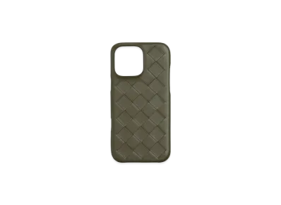 Bottega Veneta Intrecciato iPhone 16 Pro Max Case "Crocodile"