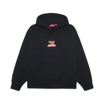Supreme x Toy Machine Hooded Sweatshirt "Black"