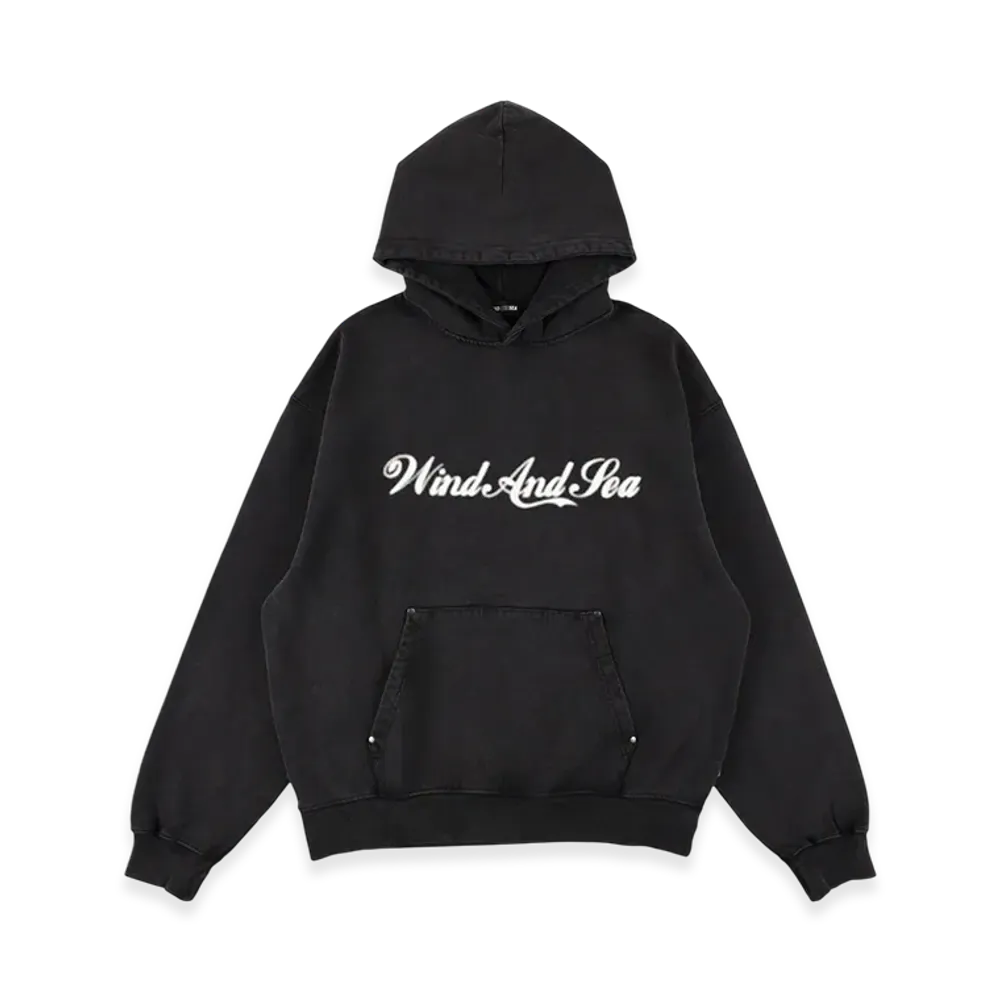 WIND AND SEA Hooded Sweatshirt "Black"