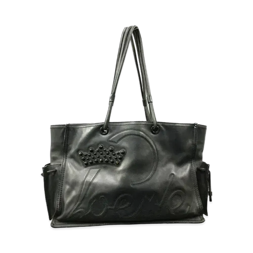 LOEWE Crown Tote Bag "Black"