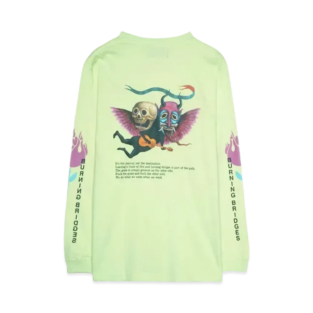SON OF THE CHEESE GRASS IS GREENER LS TEE "GREEN"
