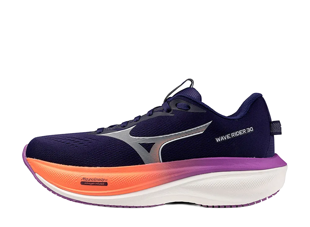 Mizuno Women's Wave Rider 30 SW "Navy/White/Purple"