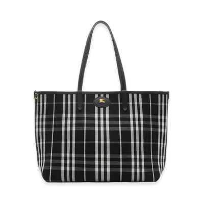 Burberry Women's Medium Bloomsbury Reversible Tote Bag "Black"