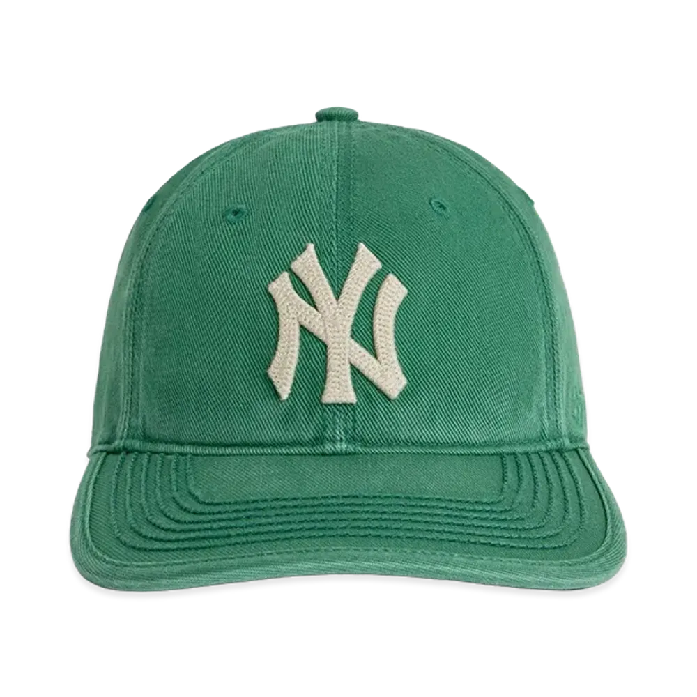 Kith x '47 x The New York Yankees Heavy Twill Franchise LS Cap "Kelly"