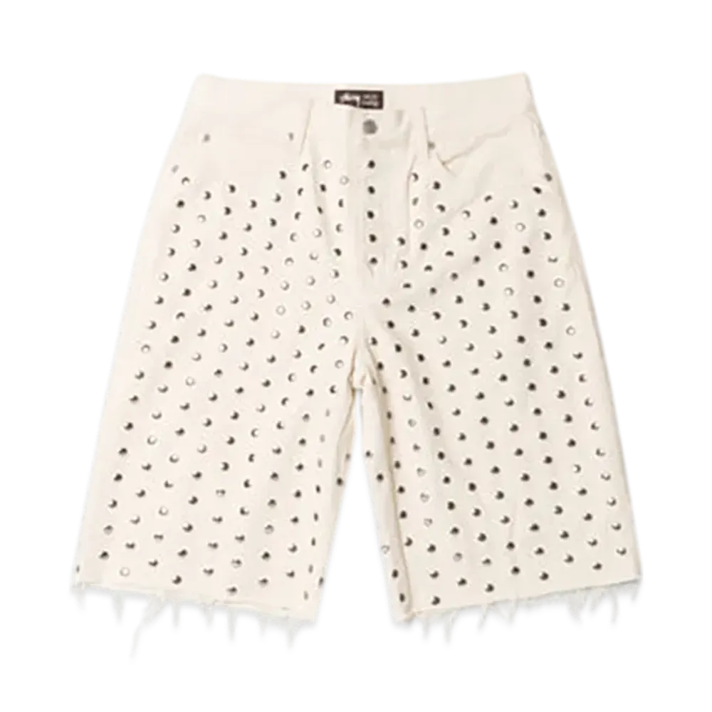 Stussy x Wales Bonner Studded Short "Ivory"