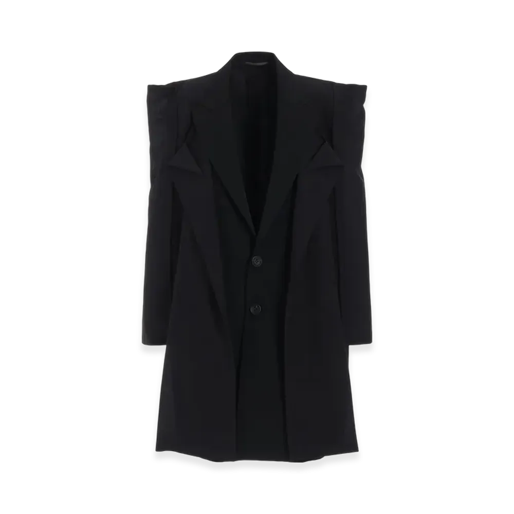 Yohji Yamamoto <100/1>+<101/1> Box Silhouette Jacket "Black"