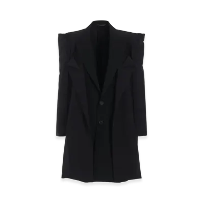 Yohji Yamamoto <100/1>+<101/1> Box Silhouette Jacket "Black"