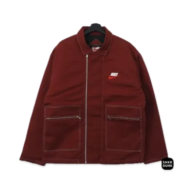 Supreme x Nike Double Zip Work Jacket "Red"